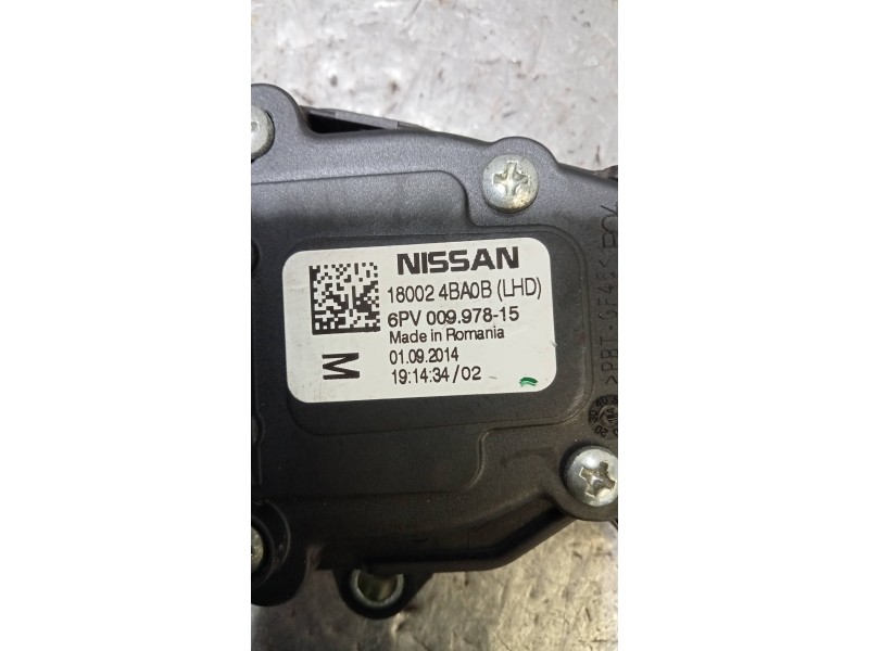 Recambio de potenciometro pedal para nissan x-trail (t32) acenta referencia OEM IAM 180024BA0B  