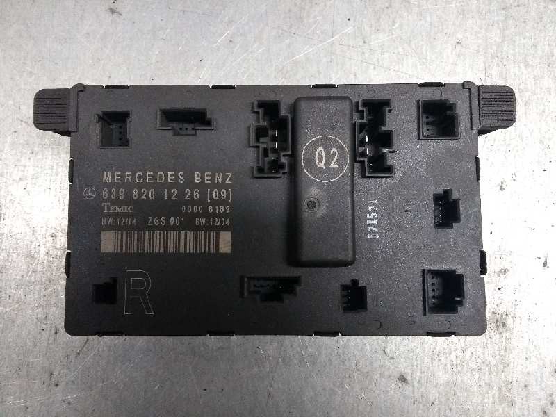 Recambio de centralita cierre para mercedes vito (w639) basic, combi 111 cdi compacto (639.601) referencia OEM IAM 6398201226 DE