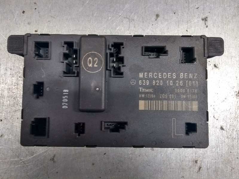 Recambio de centralita cierre para mercedes vito (w639) basic, combi 111 cdi compacto (639.601) referencia OEM IAM 6398201026 DE