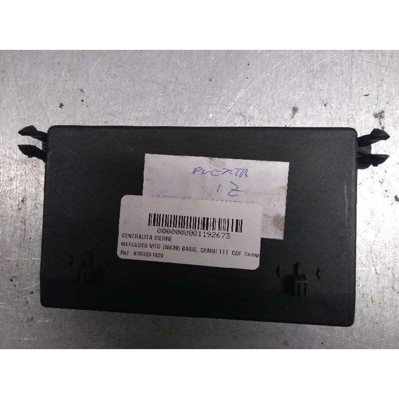 Recambio de centralita cierre para mercedes vito (w639) basic, combi 111 cdi compacto (639.601) referencia OEM IAM 6398201026 DE