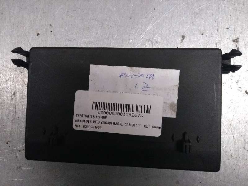 Recambio de centralita cierre para mercedes vito (w639) basic, combi 111 cdi compacto (639.601) referencia OEM IAM 6398201026 DE