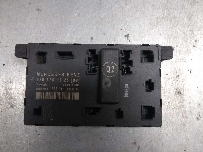 Recambio de centralita cierre para mercedes vito caja cerrada 6.03  111 cdi largo (639.603) referencia OEM IAM 6398201226 DEL DC