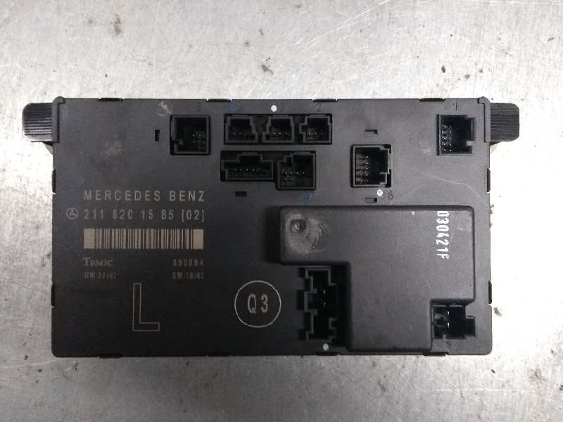 Recambio de centralita cierre para mercedes clase e (w211) berlina e 270 cdi (211.016) referencia OEM IAM 2118201585 DEL IZDA 35