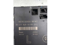 Recambio de centralita cierre para mercedes clase e (w211) berlina e 270 cdi (211.016) referencia OEM IAM 2118201585 DEL IZDA 35 2