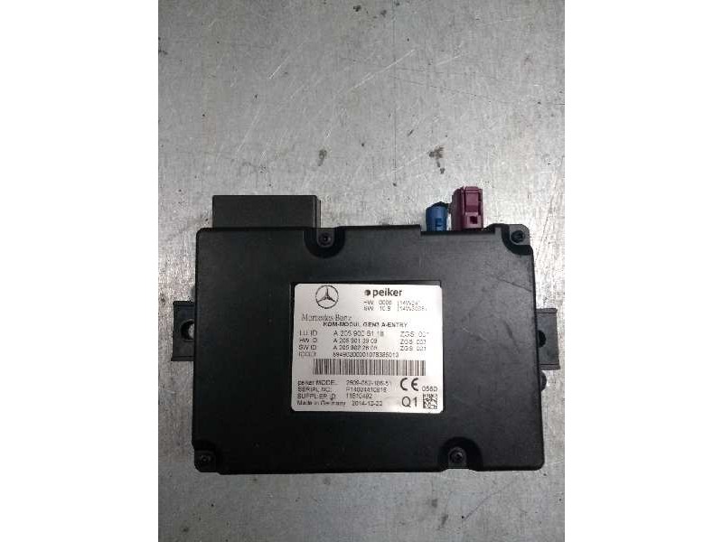 Recambio de modulo electronico para mercedes clase cla (w117) shooting brake cla 220 d (117.903) referencia OEM IAM A2059008118 