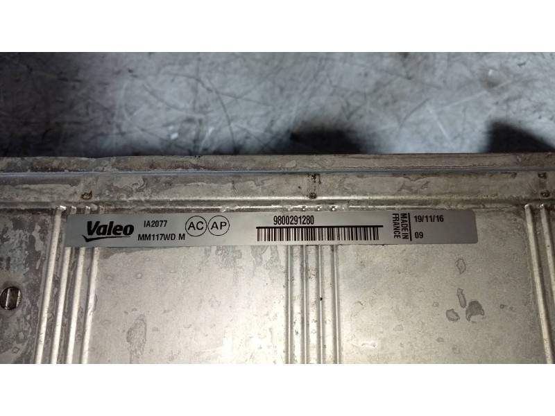 Recambio de intercooler para citroen c4 lim. live edition referencia OEM IAM 9800291280 MM117WD 