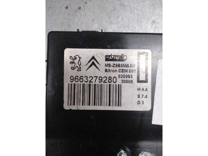 Recambio de modulo electronico para citroen c6 2.7 v6 hdi fap cat (uhz / dt17ted4) referencia OEM IAM 9663279280 MSZ9B5MASK 