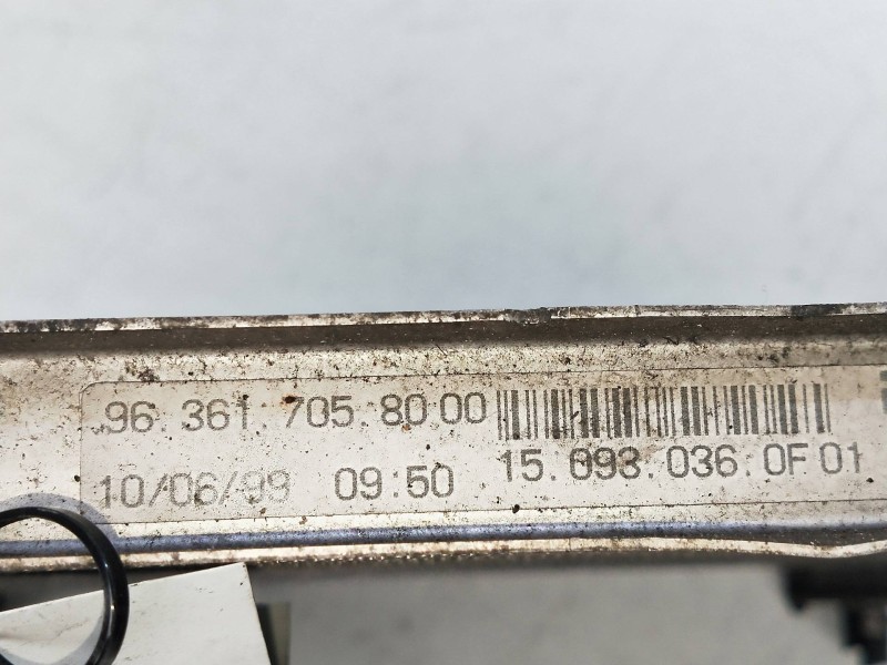 Recambio de radiador agua para peugeot 406 berlina (s1/s2) stdt referencia OEM IAM 963617058000  