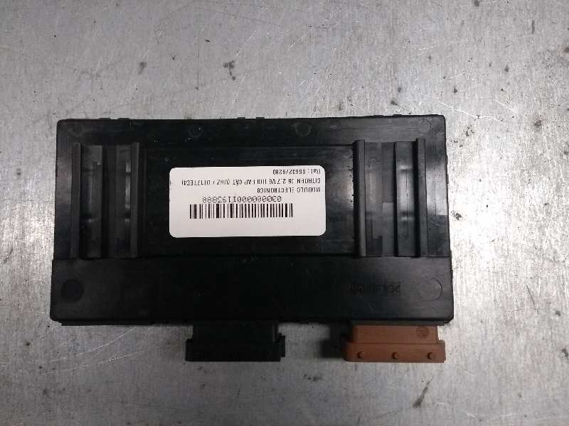 Recambio de modulo electronico para citroen c6 2.7 v6 hdi fap cat (uhz / dt17ted4) referencia OEM IAM 9663279280 MSZ9B5MASK 