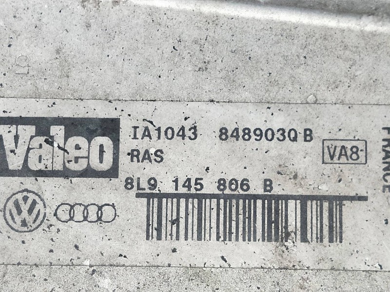 Recambio de intercooler para audi tt (8n3/8n9) 1.8 20v turbo referencia OEM IAM 8L9145806B 848903QB 