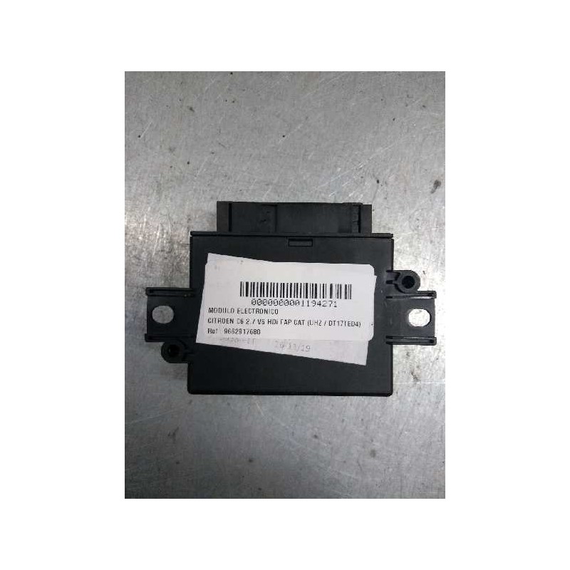 Recambio de modulo electronico para citroen c6 2.7 v6 hdi fap cat (uhz / dt17ted4) referencia OEM IAM 9662917680 603006 