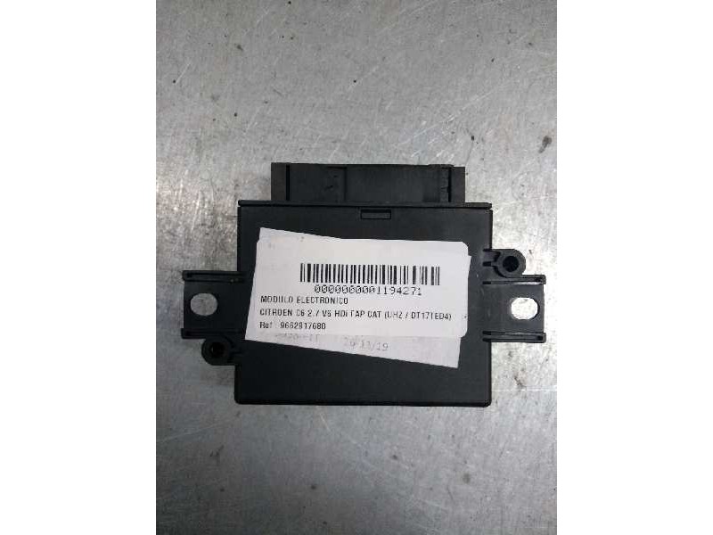 Recambio de modulo electronico para citroen c6 2.7 v6 hdi fap cat (uhz / dt17ted4) referencia OEM IAM 9662917680 603006 