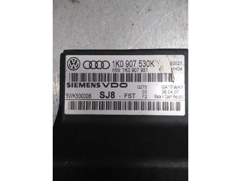 Recambio de modulo electronico para volkswagen touran (1t2) highline referencia OEM IAM 1K0907530K 5WK50000B SJ8
