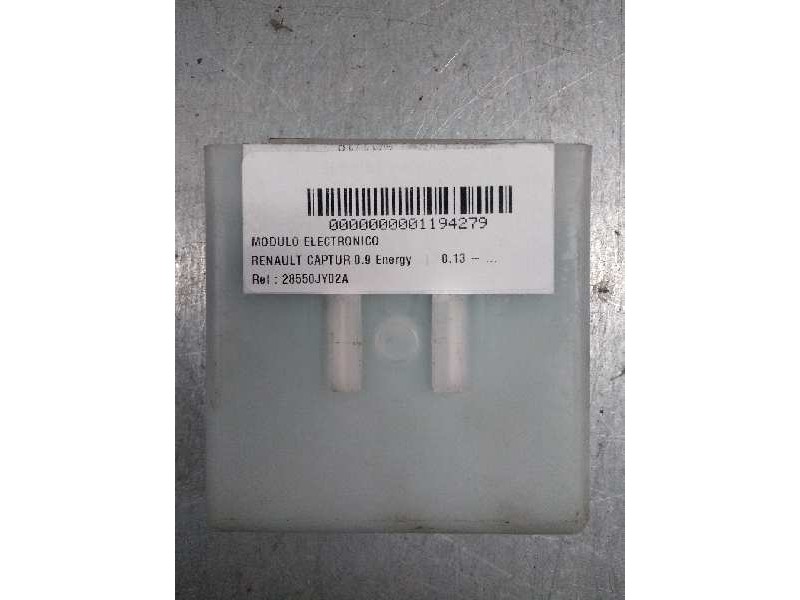 Recambio de modulo electronico para renault captur 0.9 energy referencia OEM IAM 28550JY02A  