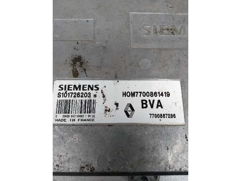Recambio de centralita motor uce para renault clio i fase i+ii (b/c57) referencia OEM IAM S101726203B HOM7700861419 7700867286