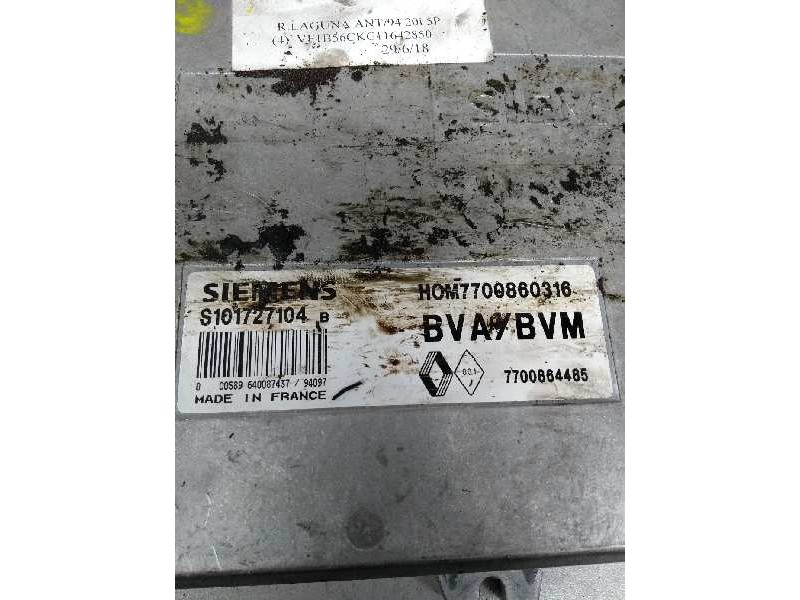 Recambio de centralita motor uce para renault laguna (b56) 2.0 referencia OEM IAM S101727104B HOM7700860316 7700864485