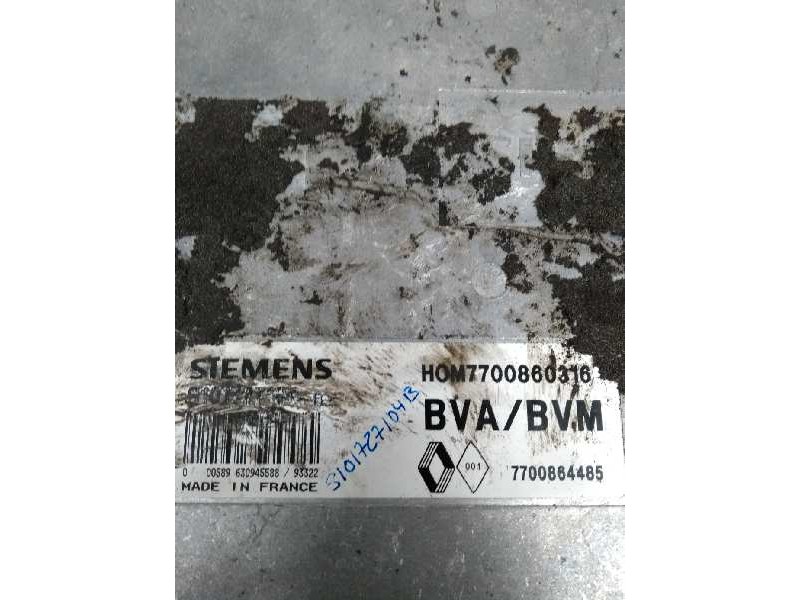 Recambio de centralita motor uce para renault laguna (b56) 2.0 referencia OEM IAM S101727104B HOM7700860316 7700864485