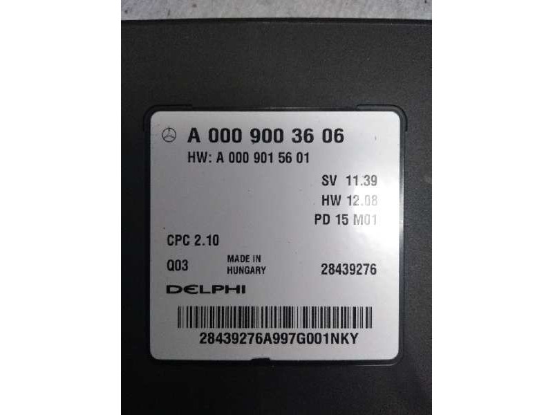 Recambio de centralita parktronic para mercedes clase cla (w117) shooting brake cla 220 d (117.903) referencia OEM IAM A00090036