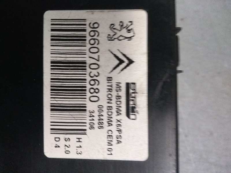 Recambio de centralita asientos para citroen c6 2.7 v6 hdi fap cat (uhz / dt17ted4) referencia OEM IAM 9660703680  