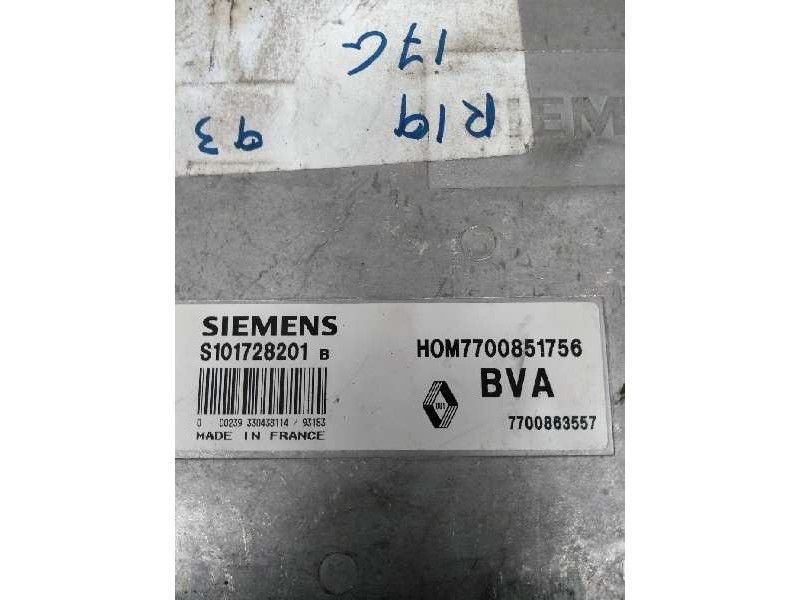 Recambio de centralita motor uce para renault 19 (b/c/l53) referencia OEM IAM S101728201B HOM7700851756 7700863557
