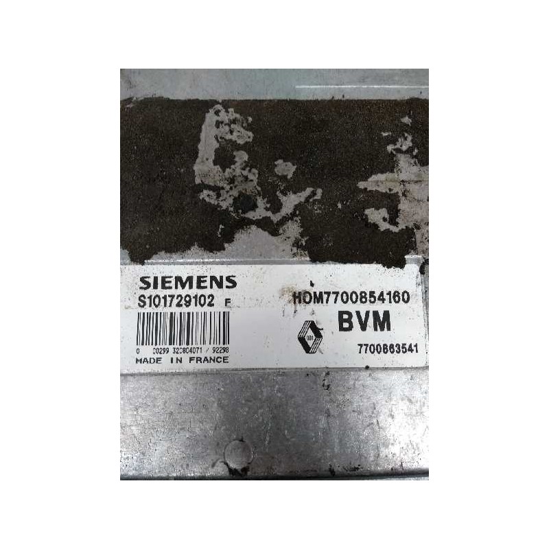 Recambio de centralita motor uce para renault clio i fase i+ii (b/c57) referencia OEM IAM S101729102F HOM7700854160 7700863541