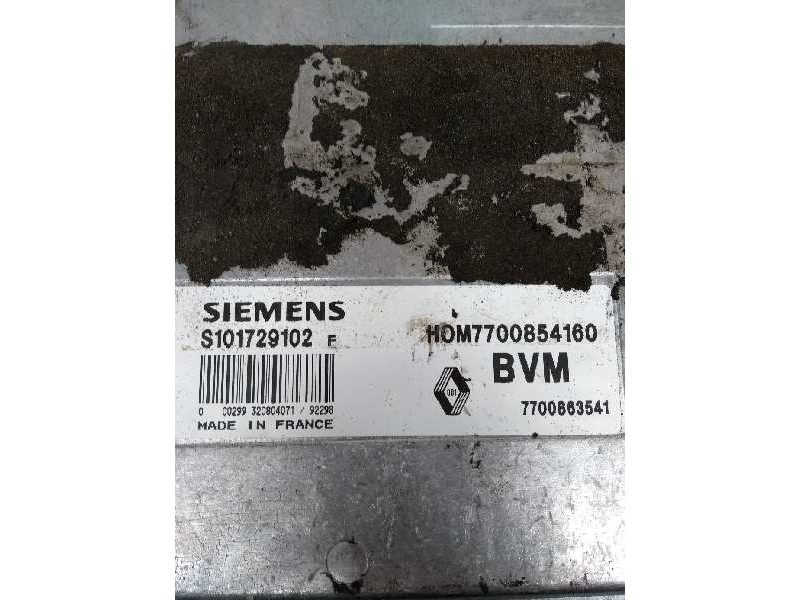 Recambio de centralita motor uce para renault clio i fase i+ii (b/c57) referencia OEM IAM S101729102F HOM7700854160 7700863541