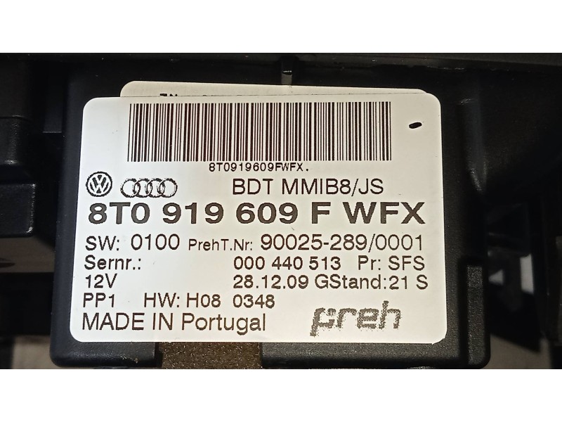 Recambio de mando multifuncion para audi a5 coupe (8t) 3.0 tdi quattro referencia OEM IAM 8T0919609F  