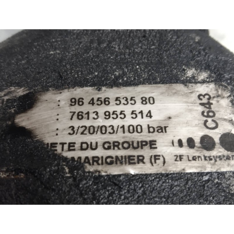 Recambio de bomba direccion para peugeot boxer caja cerrada (rs2850)(290/330)(´02) 330 c  td referencia OEM IAM 9645653580 76139