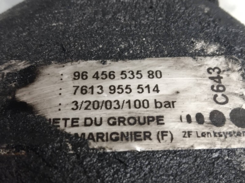 Recambio de bomba direccion para peugeot boxer caja cerrada (rs2850)(290/330)(´02) 330 c  td referencia OEM IAM 9645653580 76139