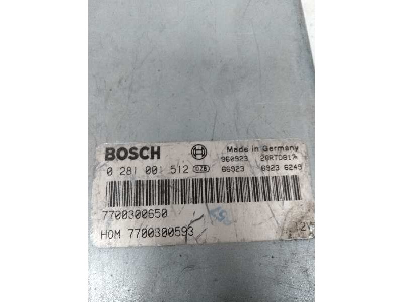 Recambio de centralita motor uce para renault master referencia OEM IAM 0281001512 7700300650 HOM7700300593