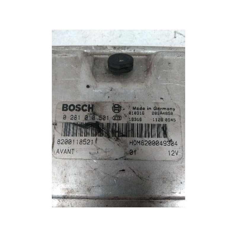 Recambio de centralita motor uce para renault clio ii fase i (b/cbo) 1.9 dti diesel referencia OEM IAM 0281010501 8200118521 HOM
