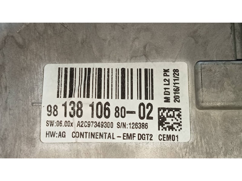 Recambio de pantalla multifuncion para citroen c4 lim. live edition referencia OEM IAM 9813810680 A2C97349300 