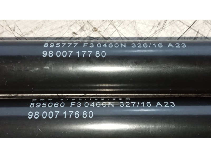 Recambio de amortiguadores maletero / porton para citroen c4 lim. live edition referencia OEM IAM 9800717680 9800717780 