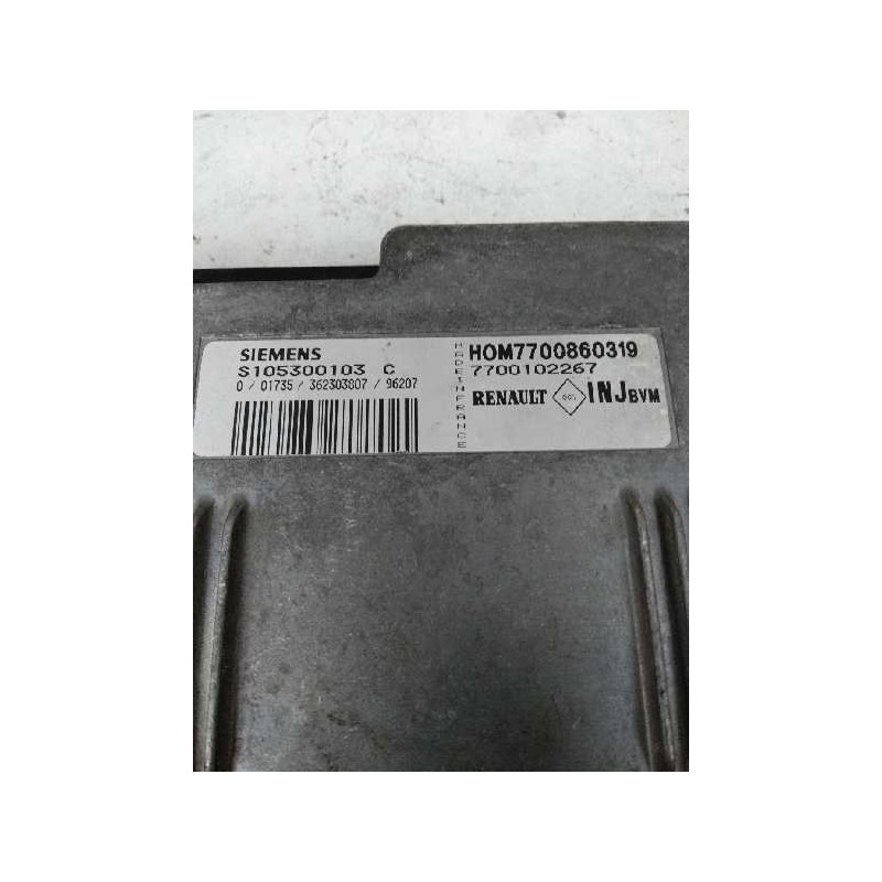 Recambio de centralita motor uce para renault megane i coach/coupe (da0) 1.6 referencia OEM IAM S105300103C HOM7700860319 770010