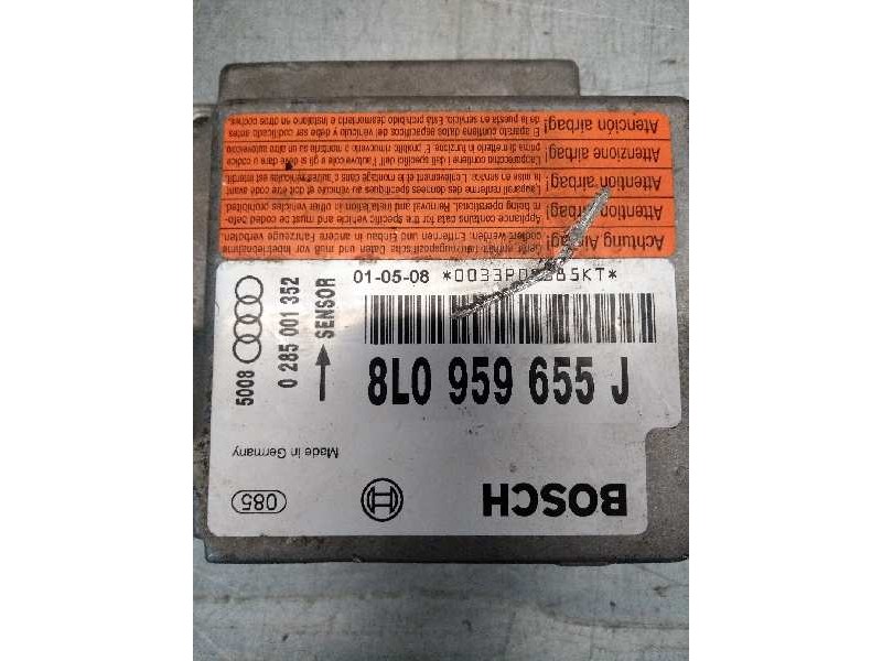 Recambio de centralita airbag para audi a3 (8l) 1.8 20v referencia OEM IAM 0285001352 8L0959655J 5008
