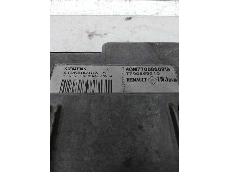 Recambio de centralita motor uce para renault megane i coach/coupe (da0) 1.6 referencia OEM IAM S105300103A HOM7700860319 770086