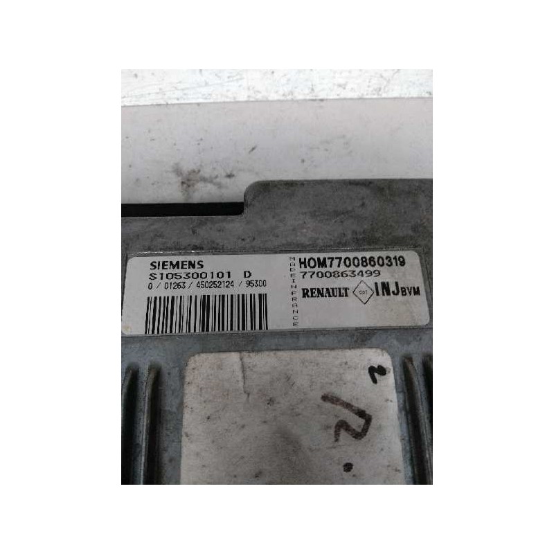 Recambio de centralita motor uce para renault megane i berlina hatchback (ba0) referencia OEM IAM S105300101D HOM7700860319 7700