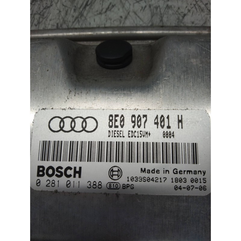 Recambio de centralita motor uce para audi a6 avant (4b5) 2.5 tdi referencia OEM IAM 0281011388 8E0907401H 1039S04217