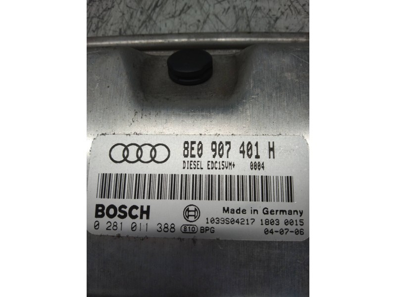 Recambio de centralita motor uce para audi a6 avant (4b5) 2.5 tdi referencia OEM IAM 0281011388 8E0907401H 1039S04217