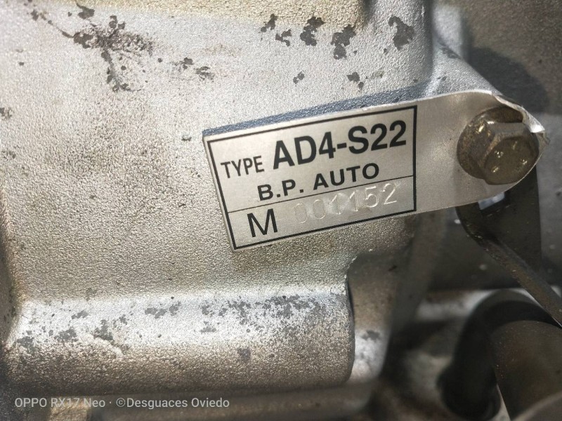 Recambio de caja cambios para renault laguna (b56) 2.0 cat referencia OEM IAM AD4S22 M001152 