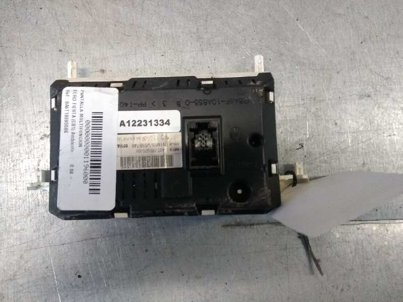 Recambio de pantalla multifuncion para ford fiesta (cb1) ambiente referencia OEM IAM 8A6T18B955BK B1M55V038748 