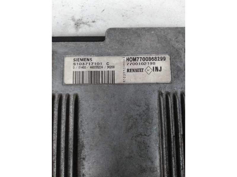 Recambio de centralita motor uce para renault megane i classic (la0) 2.0 cat referencia OEM IAM S103717101C HOM7700868299 770010