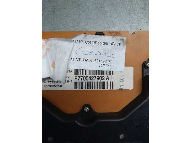 Recambio de cuadro instrumentos para renault megane i coach/coupe (da0) referencia OEM IAM P7700427902A NS0398502D 