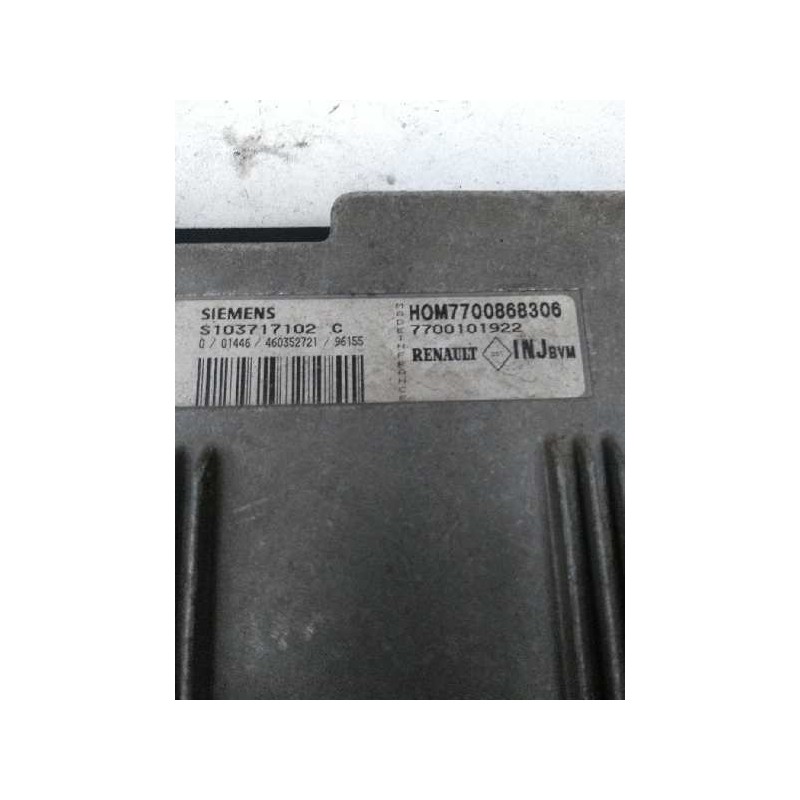 Recambio de centralita motor uce para renault megane i berlina hatchback (ba0) referencia OEM IAM S103717102C HOM77868306 770010