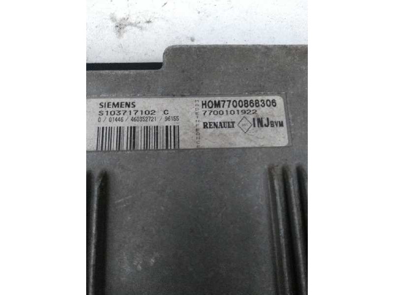Recambio de centralita motor uce para renault megane i berlina hatchback (ba0) referencia OEM IAM S103717102C HOM77868306 770010