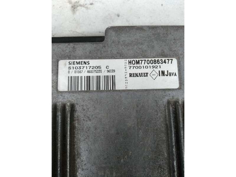 Recambio de centralita motor uce para renault laguna (b56) referencia OEM IAM S103717205C HOM7700863477 7700101921