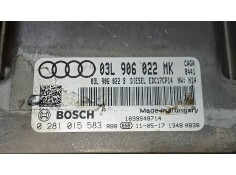 Recambio de centralita motor uce para audi a4 ber. (b8) 2.0 16v tdi referencia OEM IAM 0281015583 03L906022MK EDC17CP14 03L90602 2