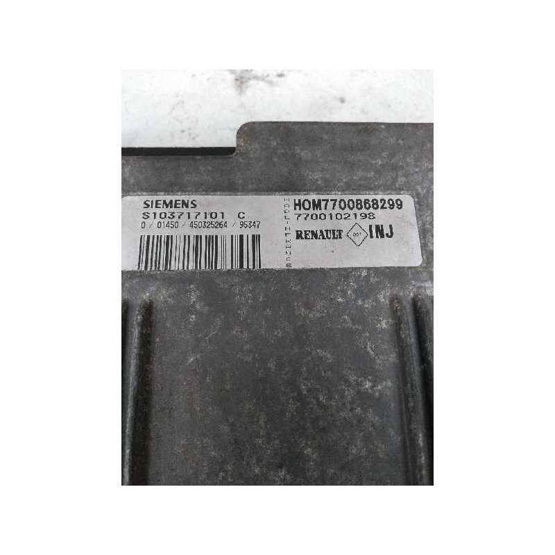 Recambio de centralita motor uce para renault megane i berlina hatchback (ba0) referencia OEM IAM S103717101C HOM7700868299 7700