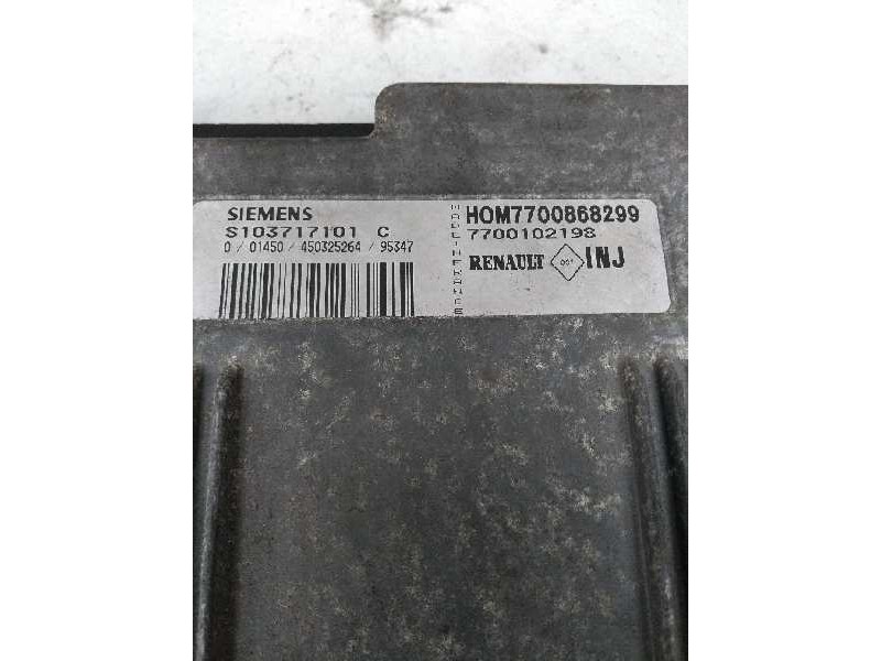 Recambio de centralita motor uce para renault megane i berlina hatchback (ba0) referencia OEM IAM S103717101C HOM7700868299 7700