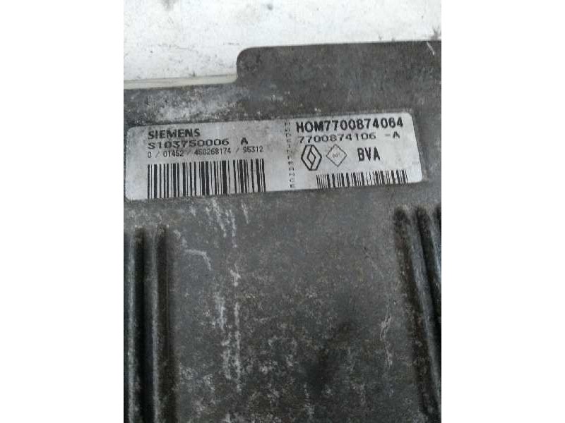 Recambio de centralita motor uce para renault megane i berlina hatchback (ba0) referencia OEM IAM S103750006A HOM7700874064 7700